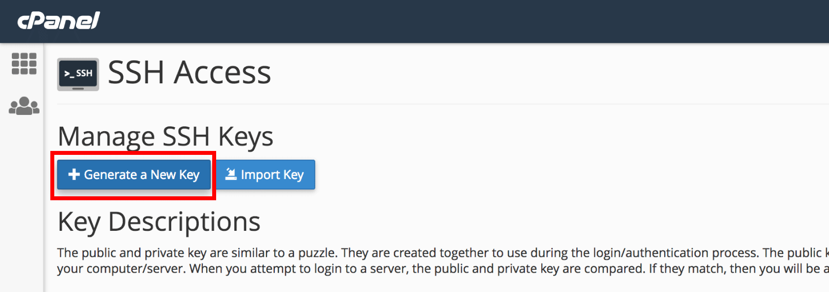 Centos 7 generate ssh key